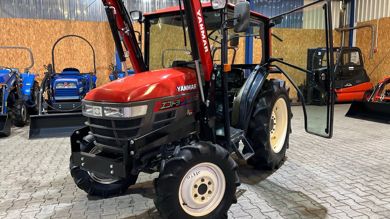 Yanmar US330 mit Frontlader, Parallelführung und Vollkabine