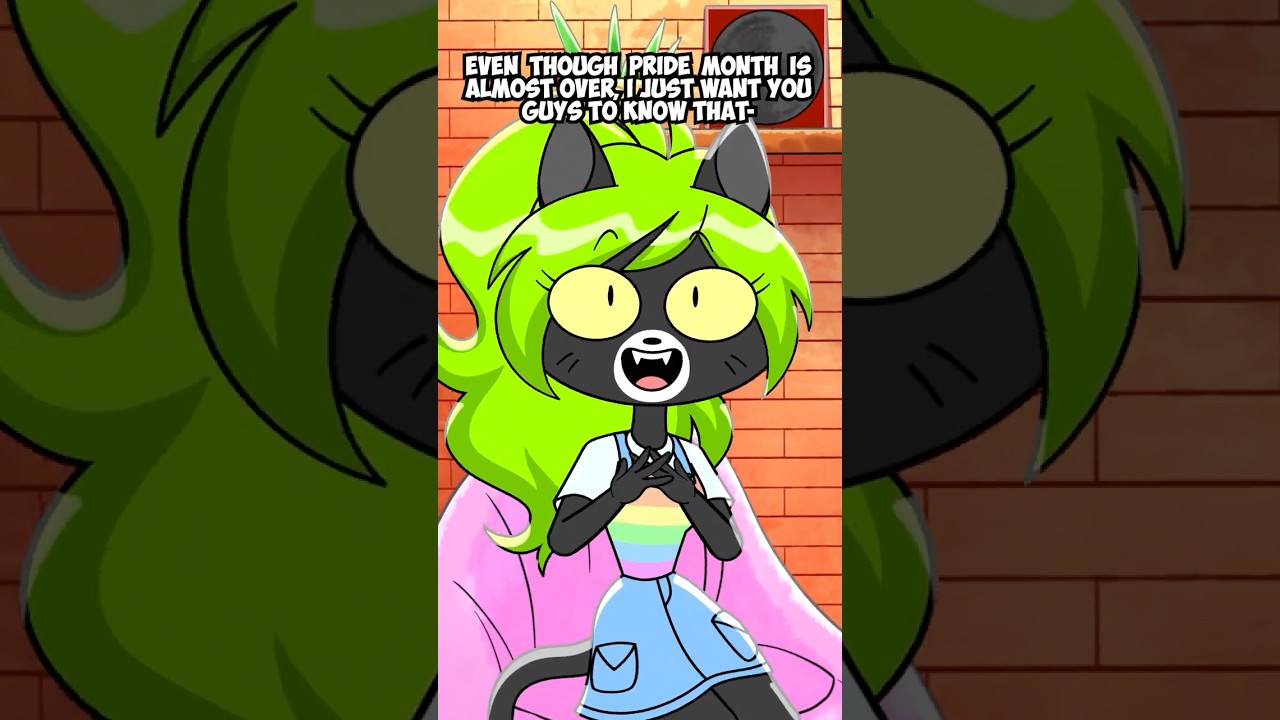 Happy Pride Month 🌈 from Flo // Rocky Rakoon Animation Meme #Shorts #tiktok #viral #trending #funny