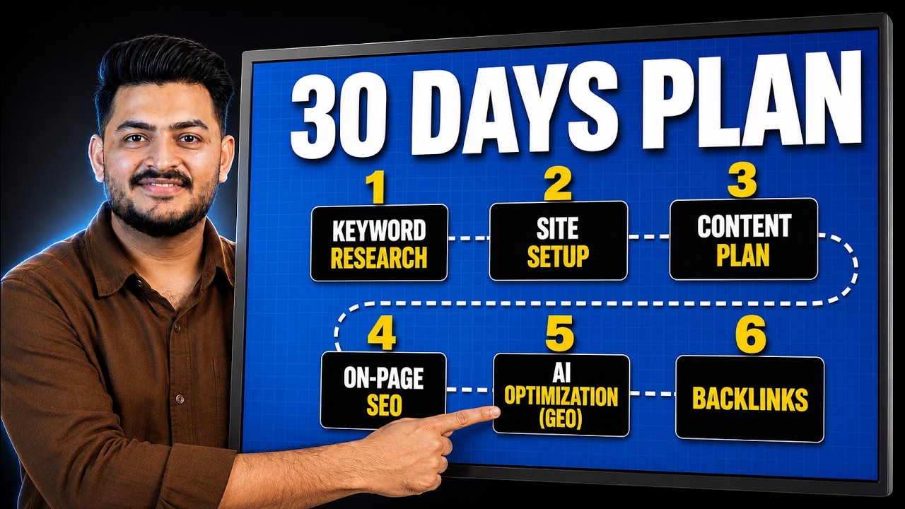 The 30-Day SEO+GEO Roadmap For New Websites