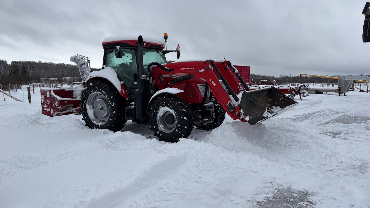 Blowing Snow after a MEGA Snow Dump!! 
