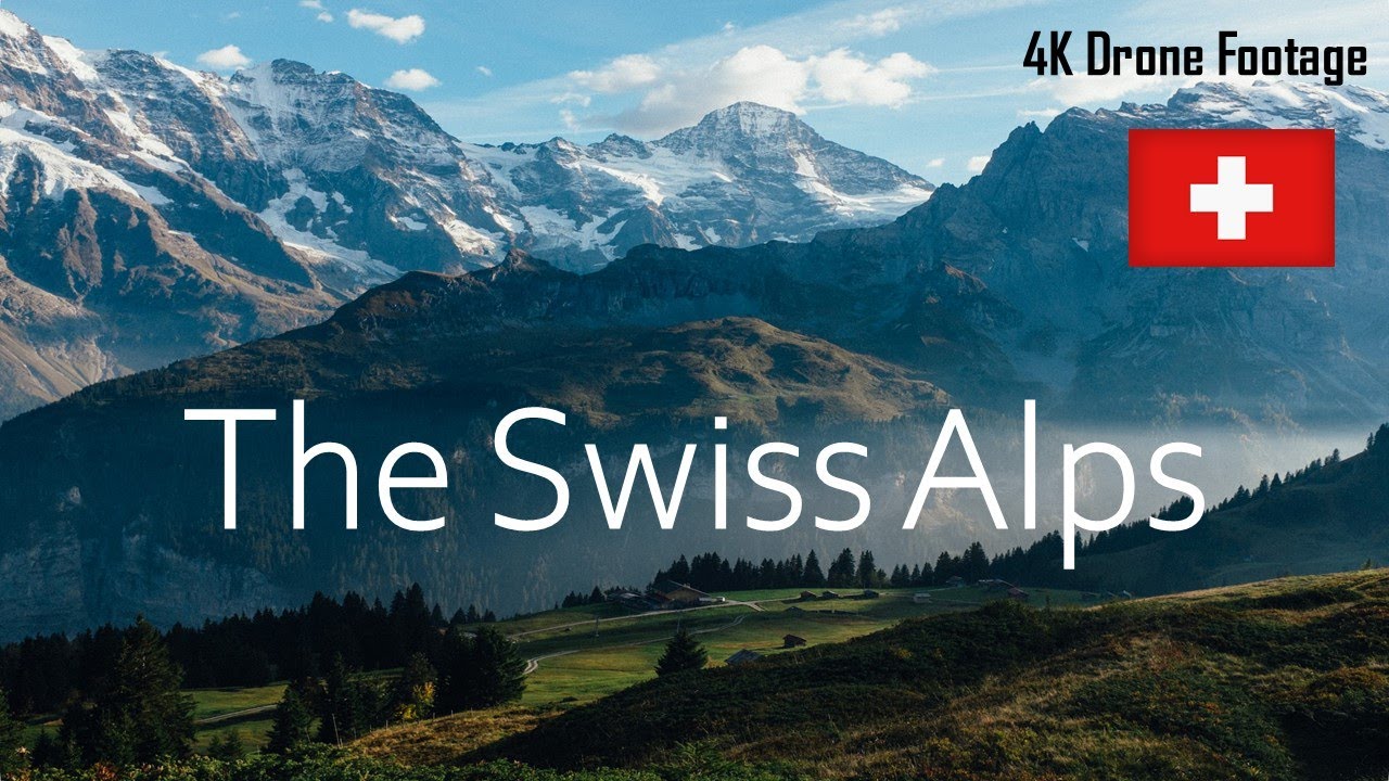 The beautiful SWISS ALPS (Cinematic 4K drone footage)