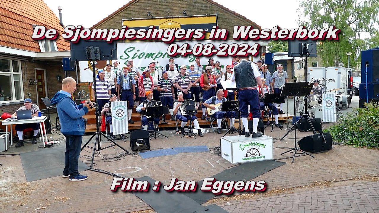 De Sjompiesingers in Westerbork 04 08 2024