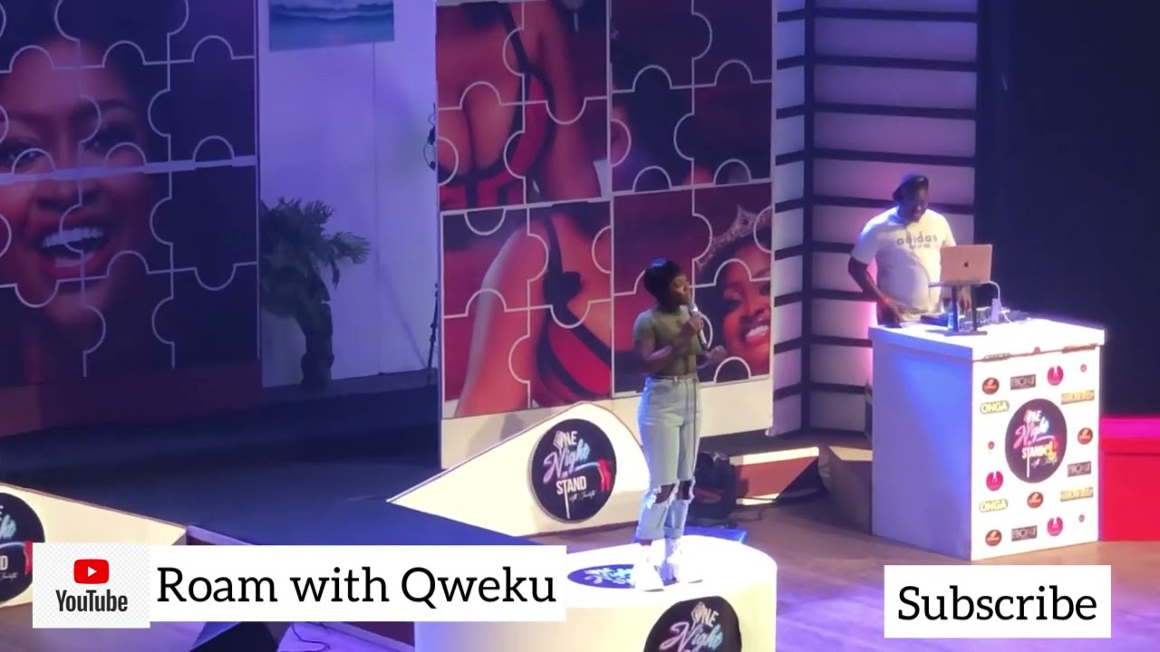 Efia Barcelona thrilled audience with some good laugh as she talks about her small breast and nyash