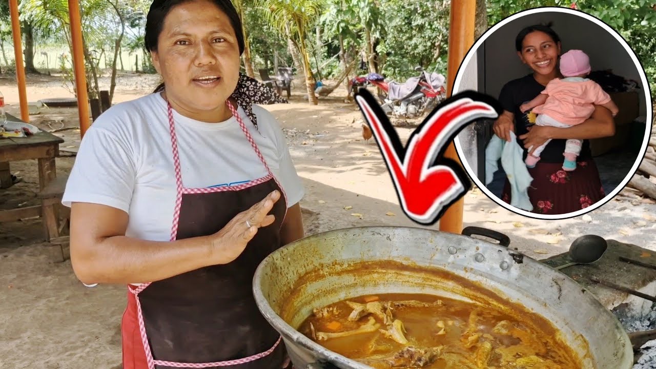 doña Chela dejó LISTO EL PEPIAN para que los invitados de SONIA Llegaran al almuerzo. 