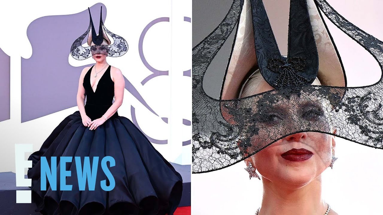 Lady Gaga Rocks DRAMATIC Headpiece in Jaw-Dropping Venice Film Festival Look! | E! News