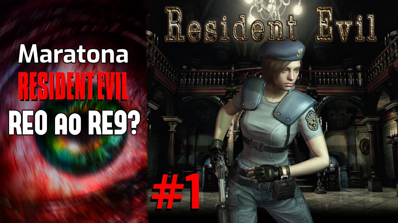 Resident Evil 1 Remake PC (Jill) - Maratona RE0 ao RE9? PT.1