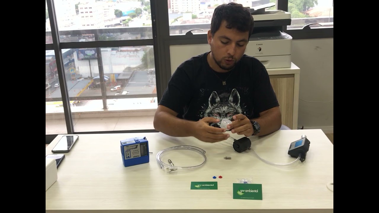Como calibrar bomba de amostragem.