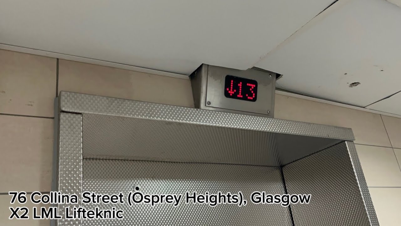 LML (Lifteknic) Lifts @ 76 Collina Street (Osprey Heights), Glasgow