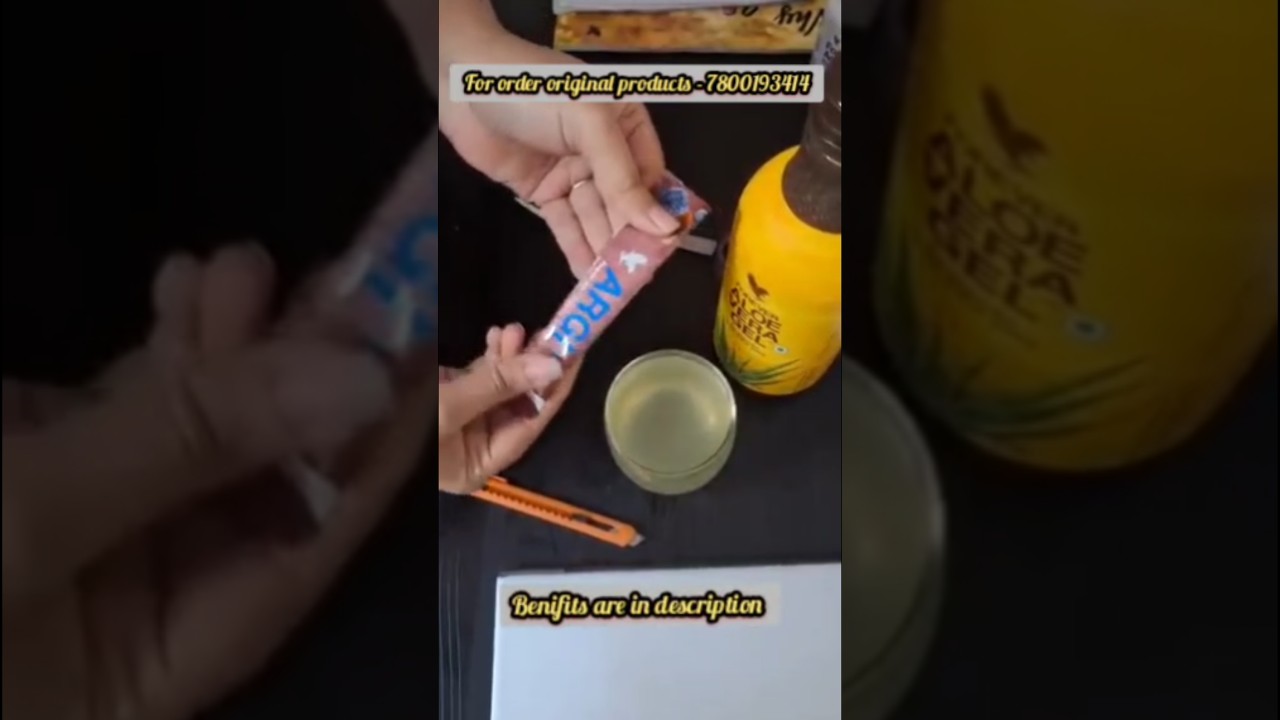 aloe vera gel with ARGI+👍 