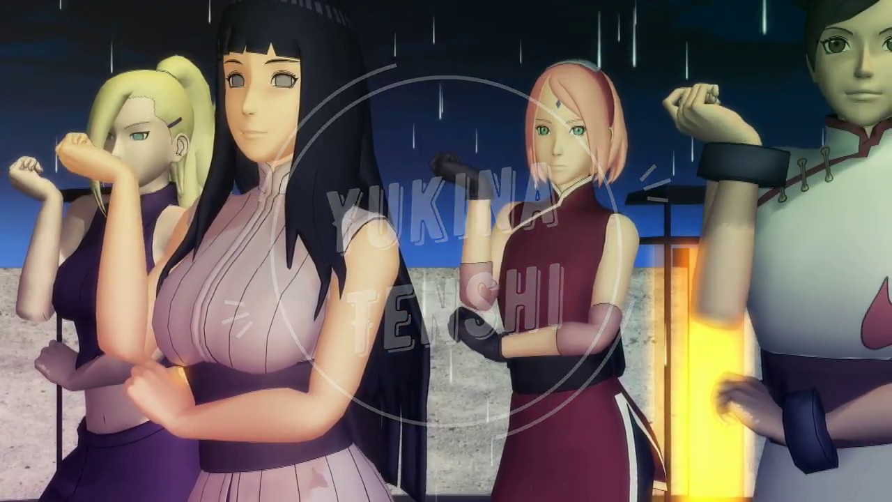 【MMD】Playing With Fire【Sakura, Hinata, Ino, TenTen】+ DL