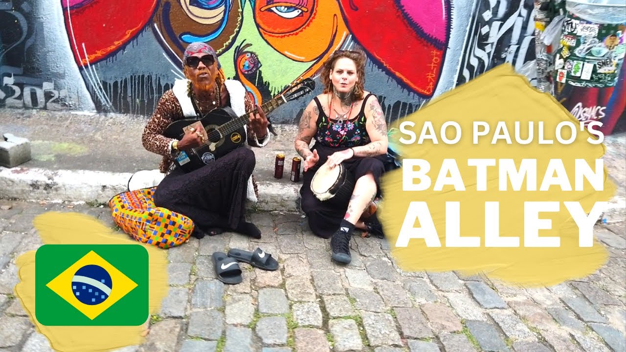 Uncover Brazil's Hidden Gem: Exploring Beco do Batman in Sao Paulo!