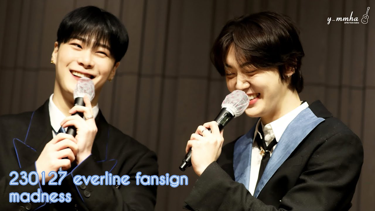 230127 에버라인 대면팬싸(everline fansign) -madness dance moonbin&sanha