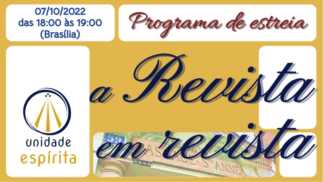 #001 - a Revista em revista - programa de estreia