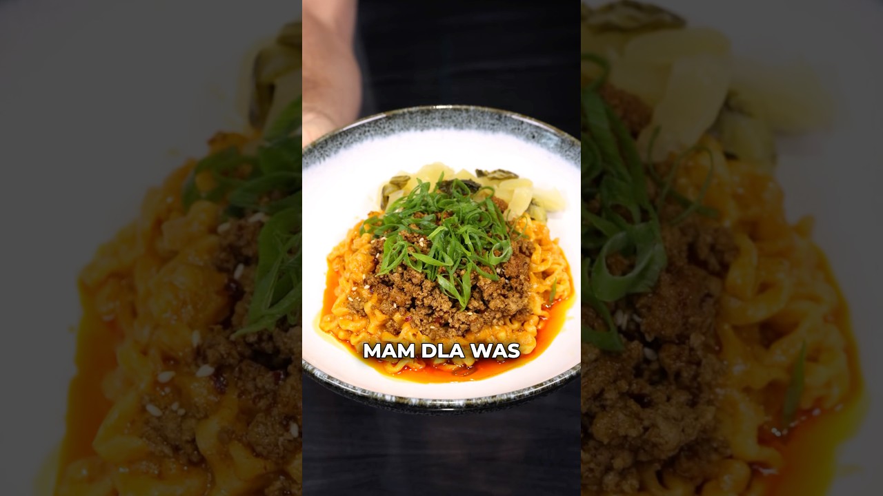 Obiady w 30 minut: Makaron curry z wołowiną 🍜 #coocharz #przepis #przepisy #jedzenie #obiad #shorts