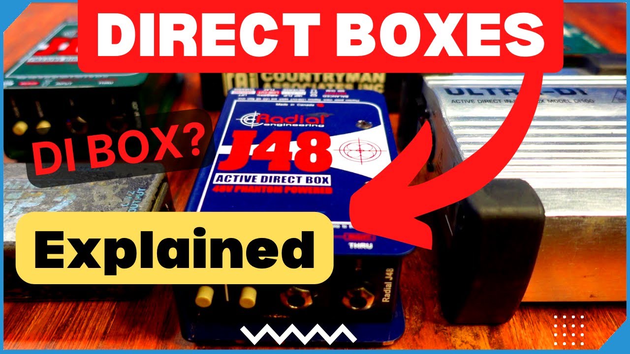 DI Box - What is it and how to use it? Direct Box 101 - Passive or Active? Which should you use?