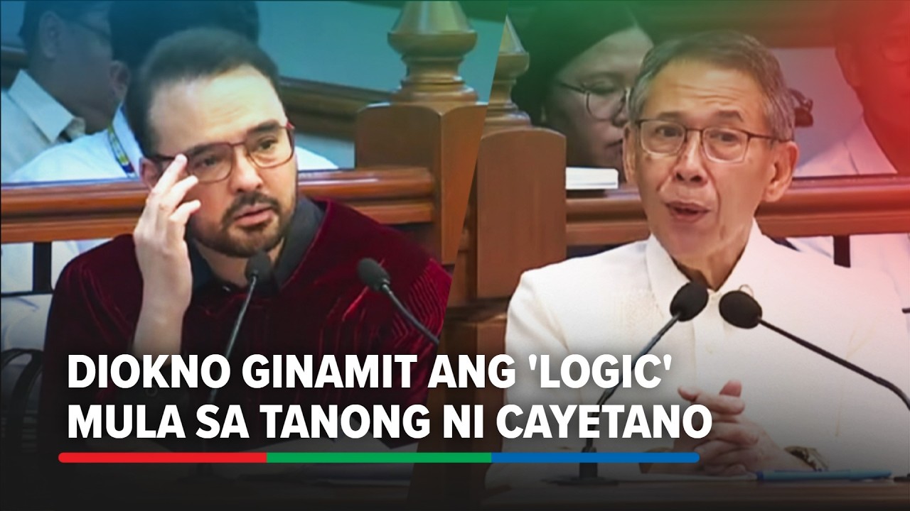 Cayetano's line of questions that proved prosecution's point, according to Diokno | ABS-CBN News