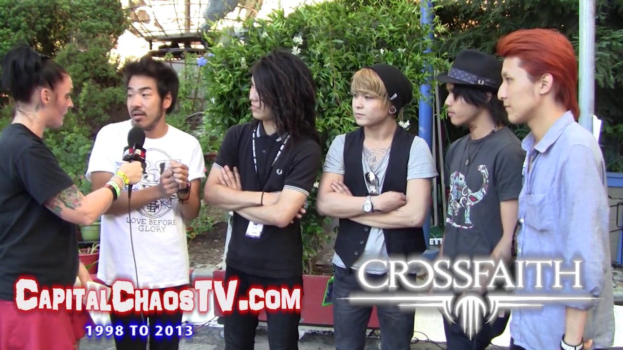 CAPITAL CHAOS TV (interview) with CROSSFAITH @ Warped Tour 2013