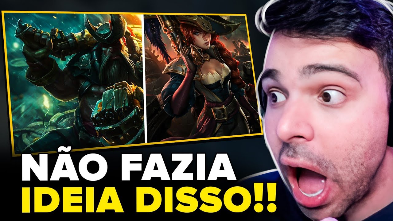 ELAS VOLTARAM! MINERVA REAGE a LORE DA MISS FORTUNE E GANGPLANK!