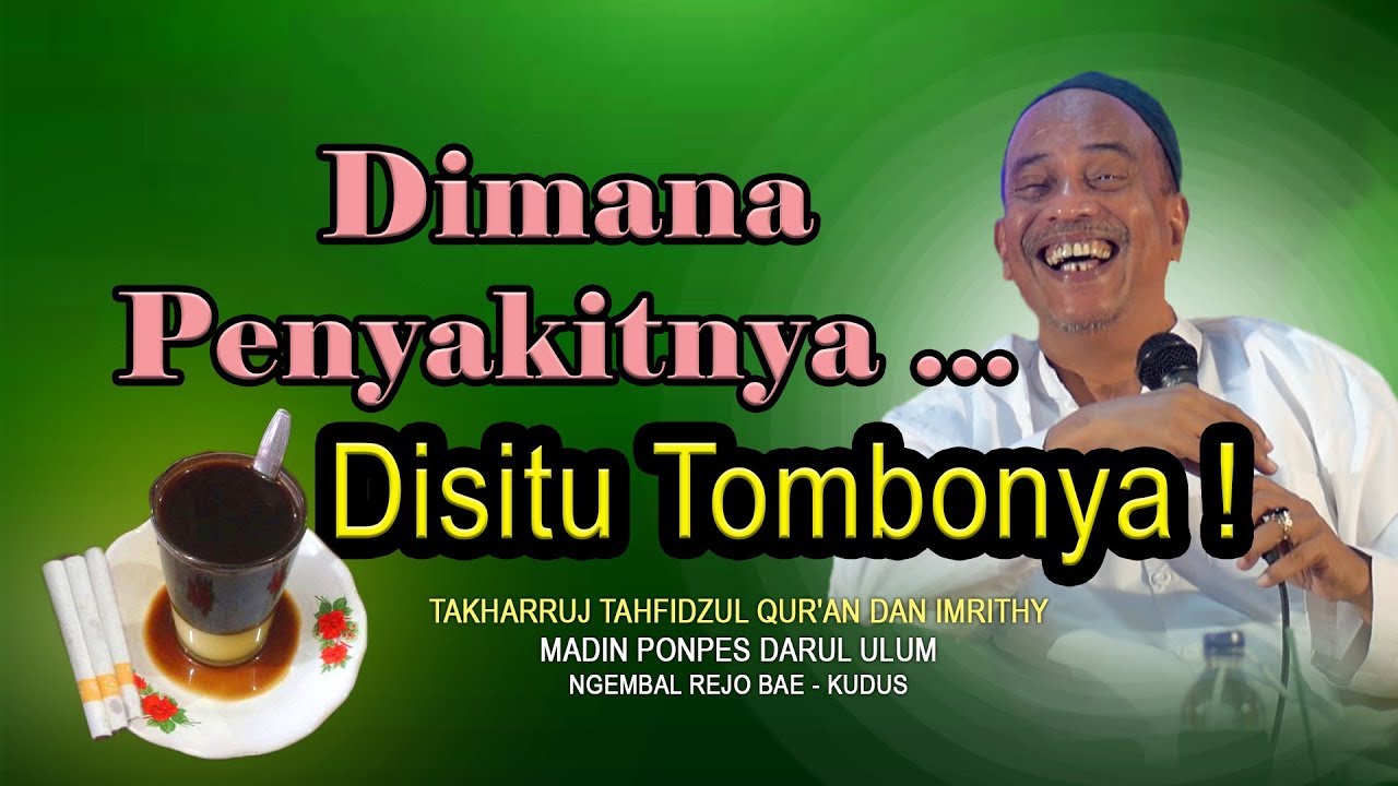 Tausiyah Lucu Habib Umar Al Muthohar ngaji kopi