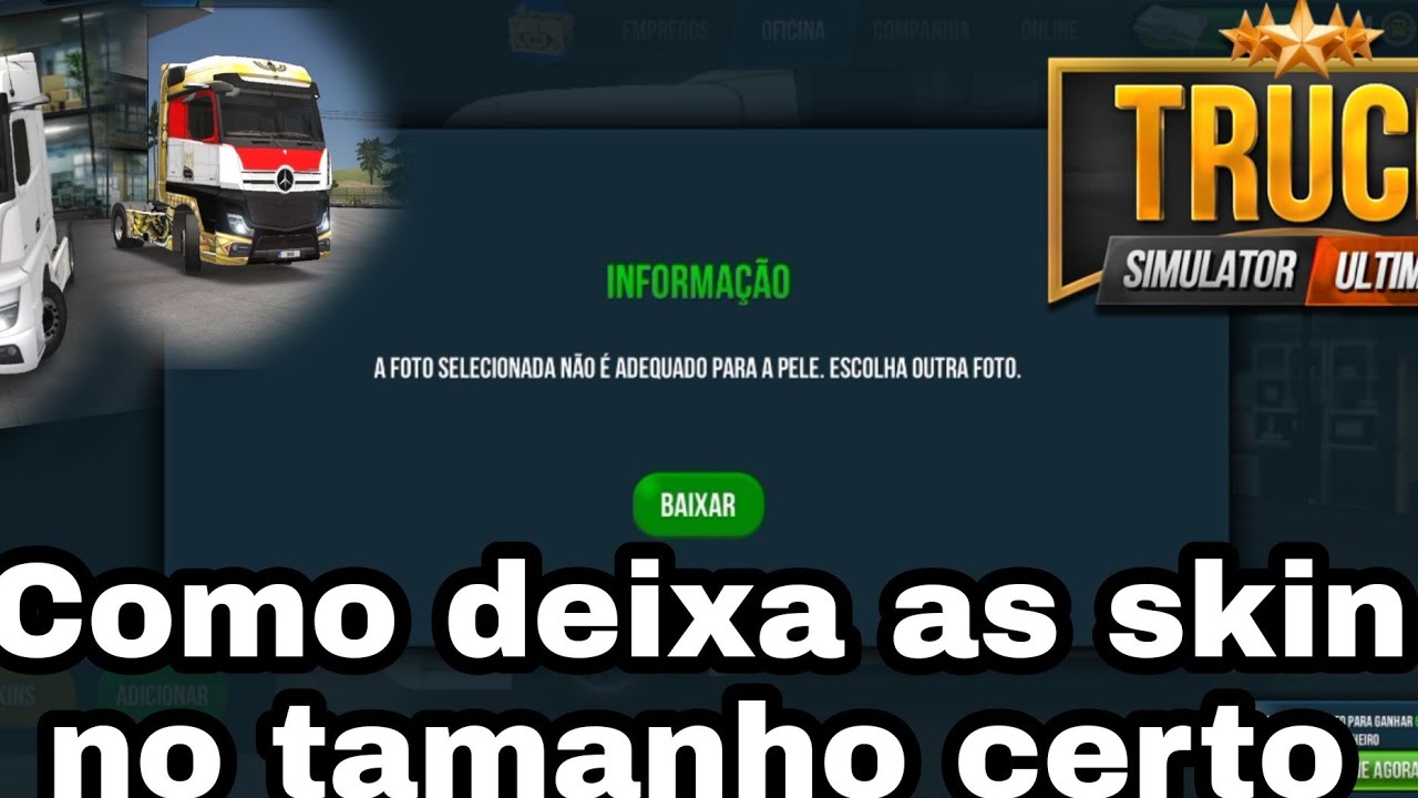 A Foto Não é Adequado Para a Pele(como arrumar)