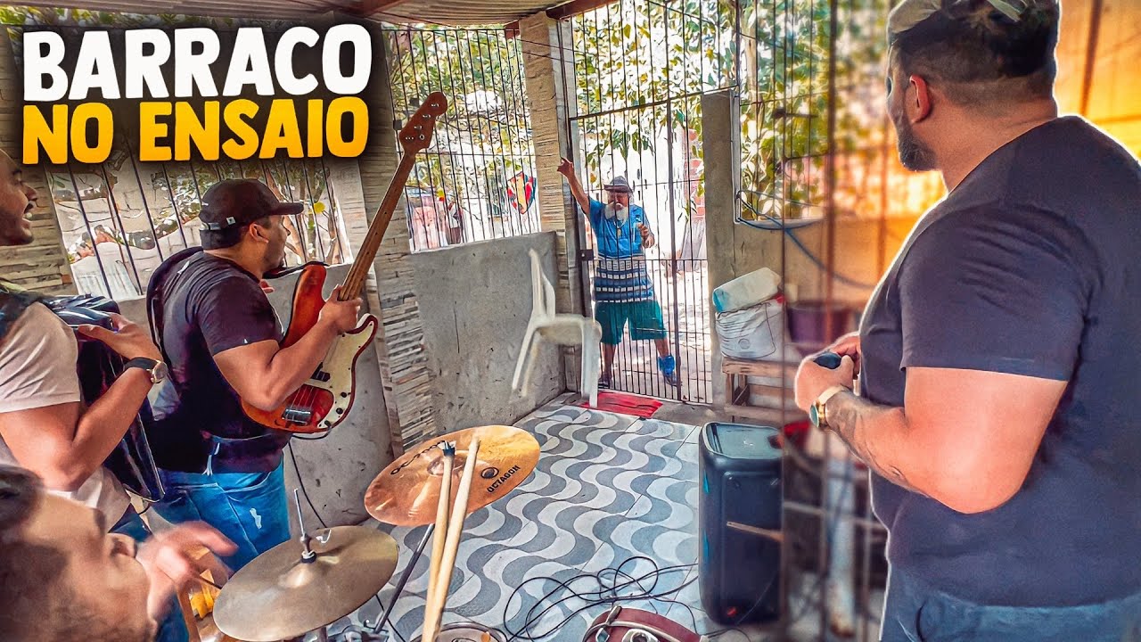 LUIZ DO SOM NÃO GOSTOU DO ENSAIO DA BANDA DE MANETIKIN | MANETIKIN