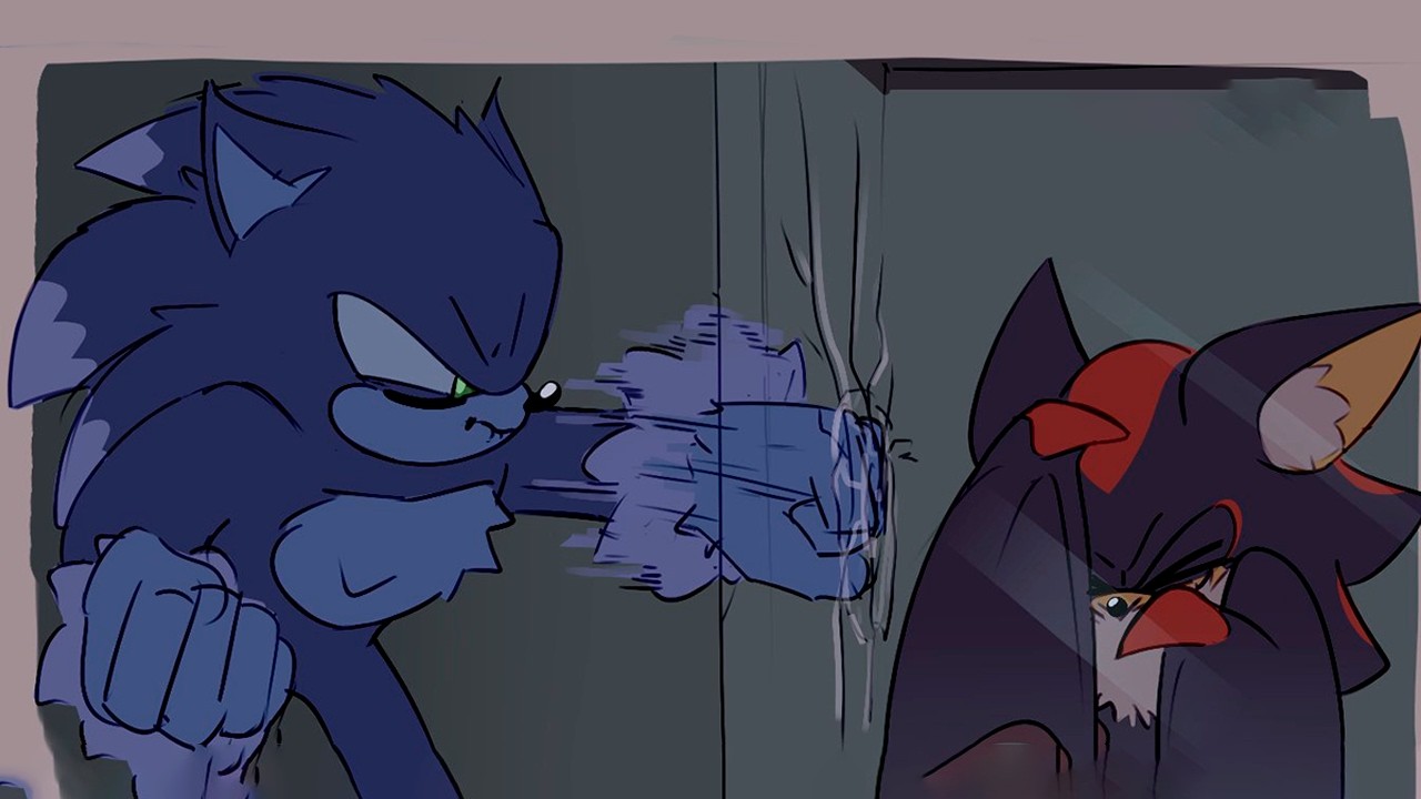 Sonic Shielded Him 🔥💙| Sonic x Shadow | Sonadow | Comic Dub #sonic #shadow #sonadow #comicdub