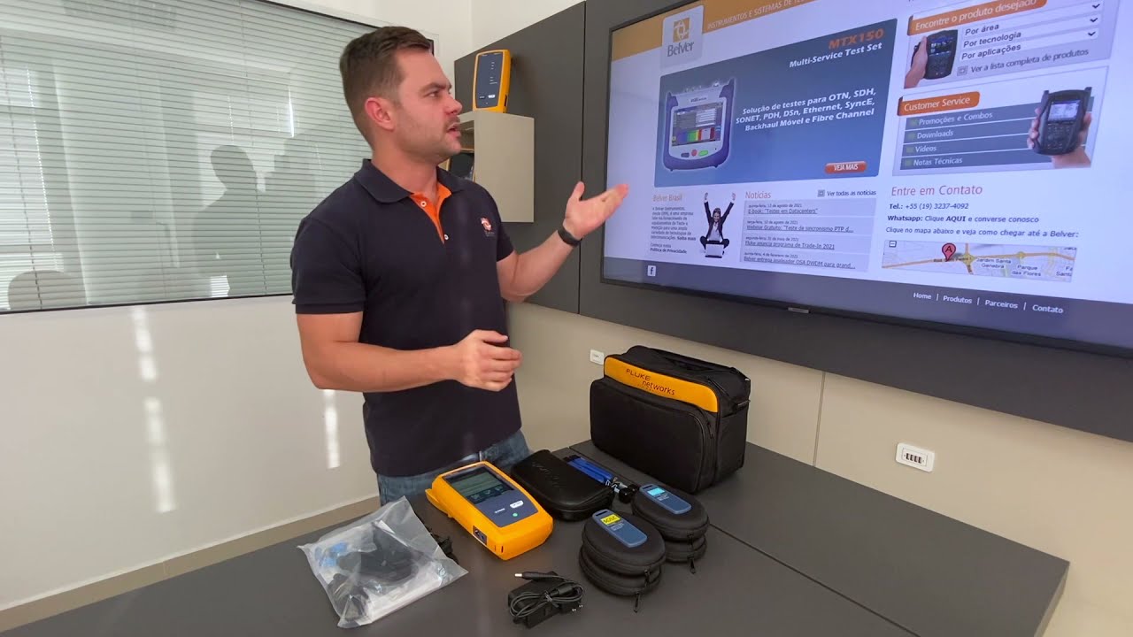 Apresentação Optifiber PRO - OTDR Certificador para redes ópticas Fluke Networks