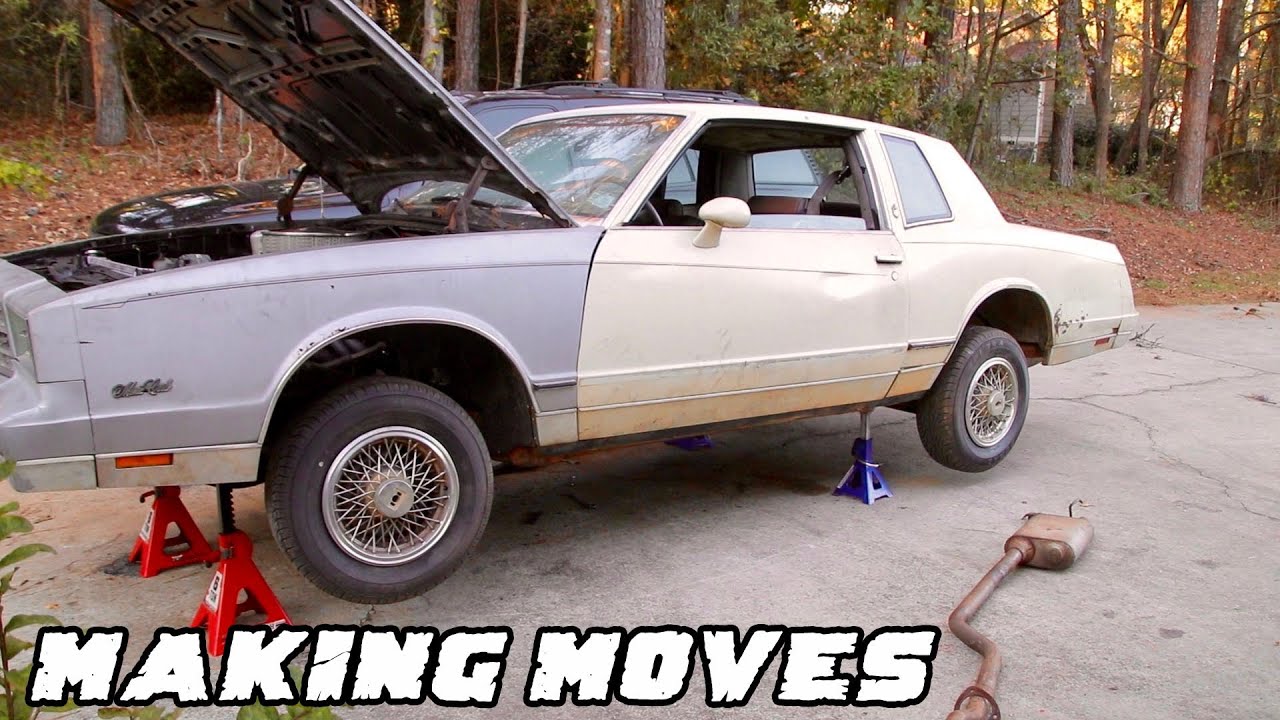 NEW JEGS GBODY CROSSMEMBER CAME IN FOR THE MONTE CARLO AND I STARTED INSTALLING THE EXHAUST!
