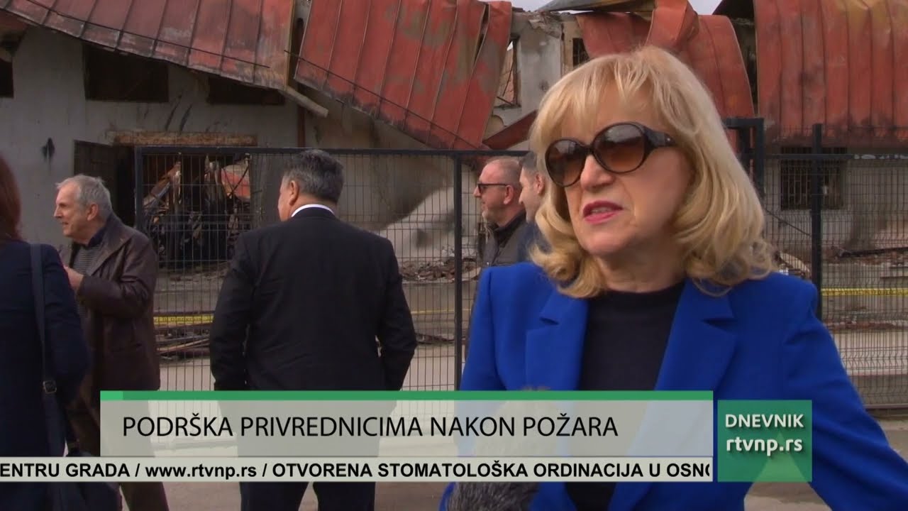 Predstavnici Privredne komore obi&scaron;li privrednike pogođene velikim požarom