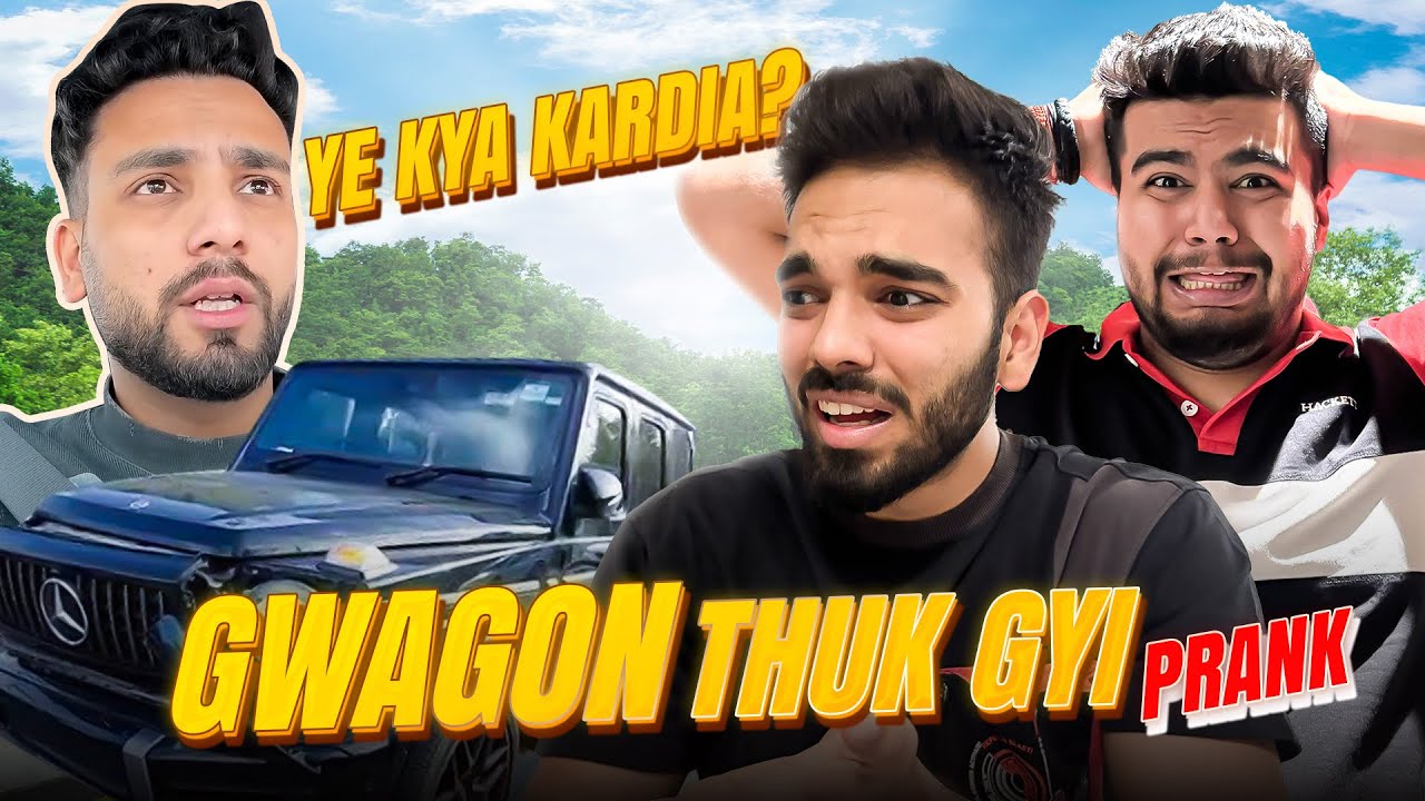 G Wagon Thuk Gyi Prank On Elvish Bhai 😱🤬 Bhai Gussa Hogya 💔🤬