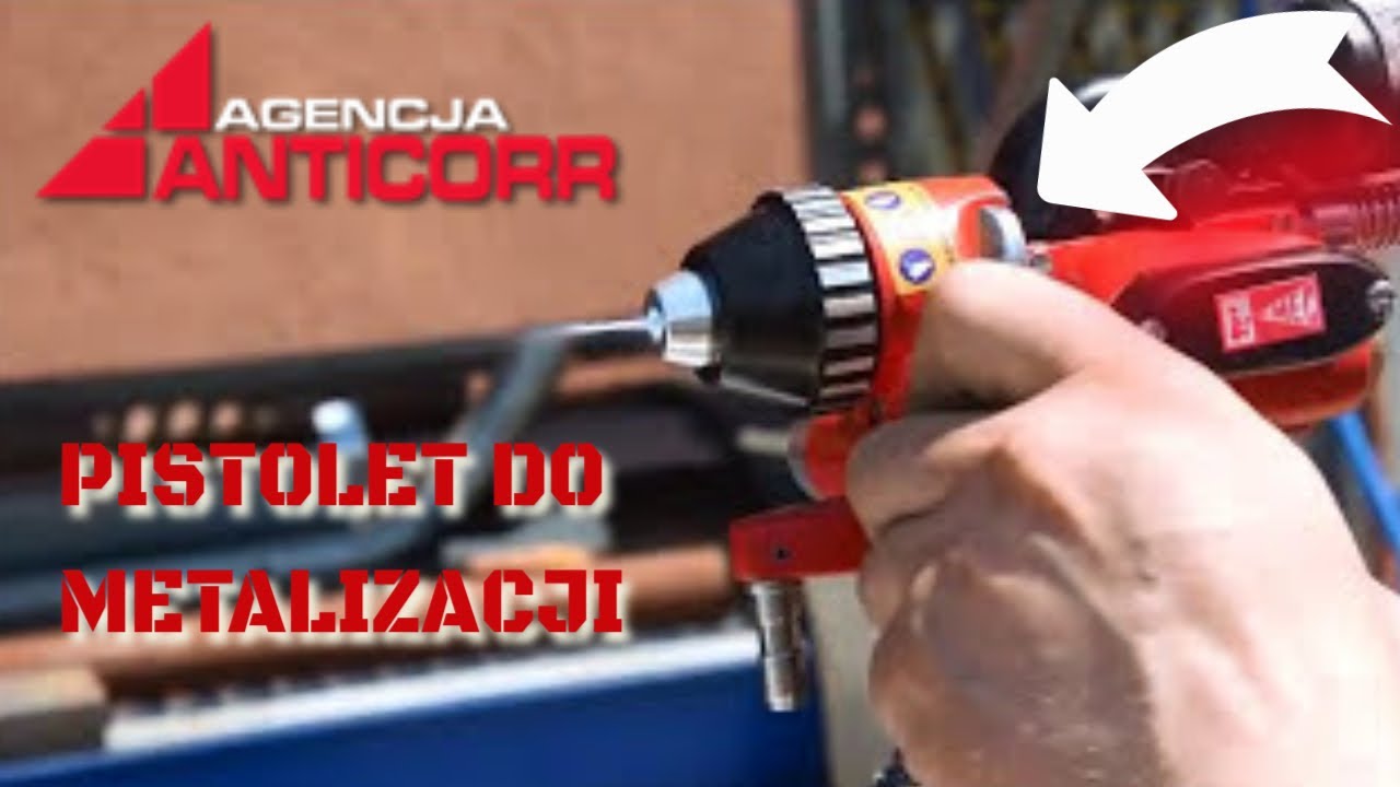 Pistolet do metalizacji płomieniowej - praktyczny test metalizacji natryskowej