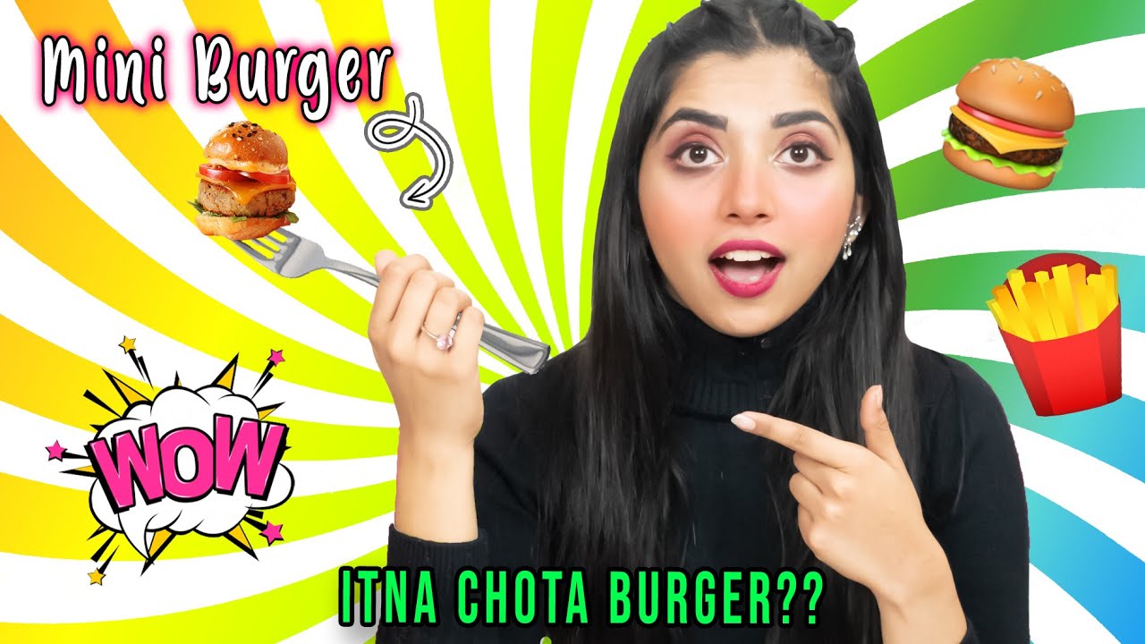 Making MINIATURE BURGER & FRENCH FRIES !! Testing TROOM TROOM food hacks *I didn't expect this*