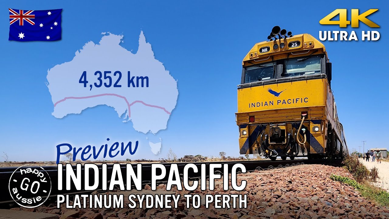 PLATINUM Across Australia: Sydney to Perth on the Indian Pacific Train!