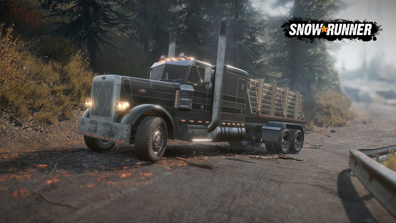 Driving Through Not Snow in Snowrunner!