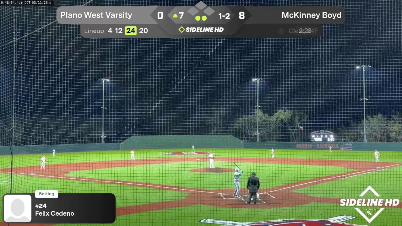 Plano West Varsity @ McKinney Boyd (2026.03.11)