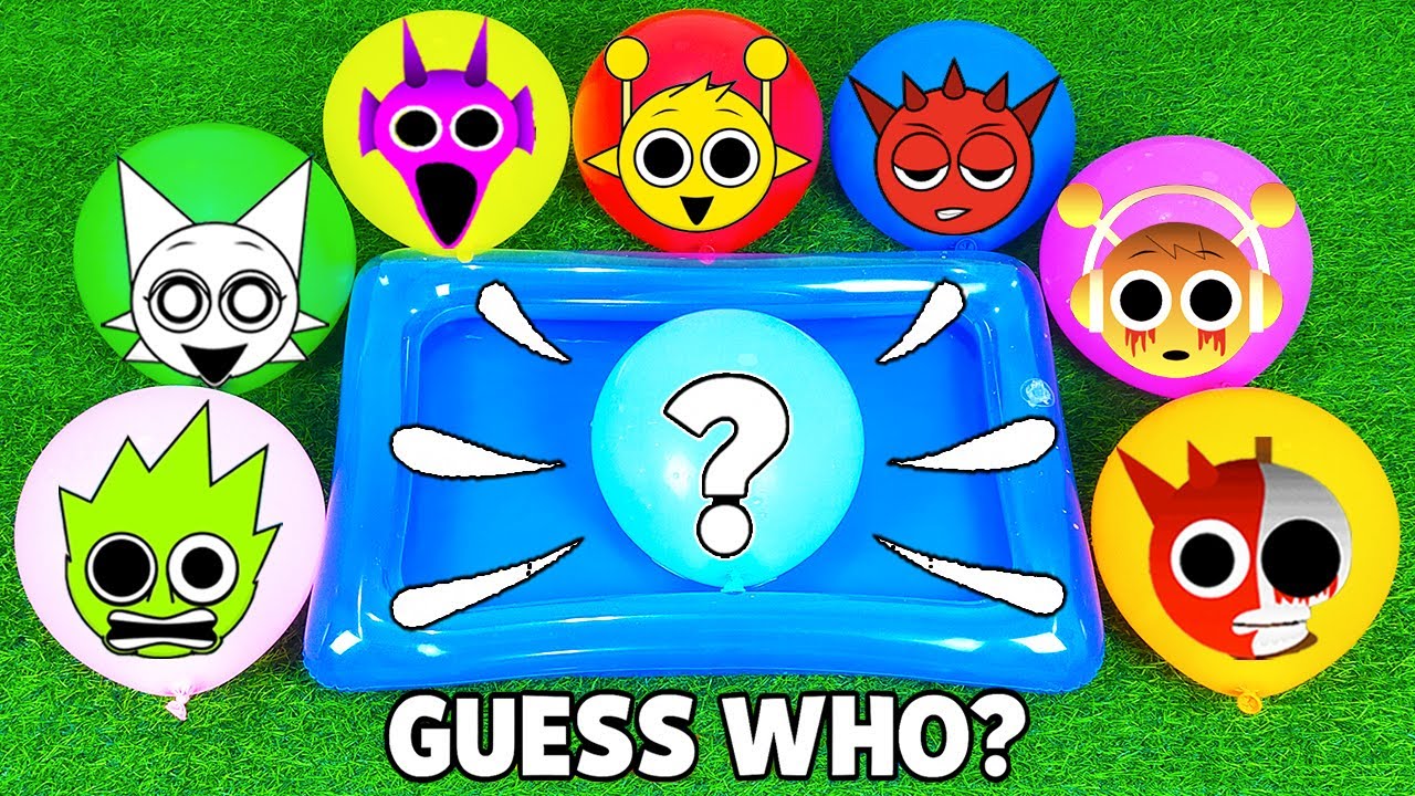 Sprunki Balloon Mystery! 🎈 Let’s Pop All the Balloons and Uncover Who’s Hiding Inside! 💖✨