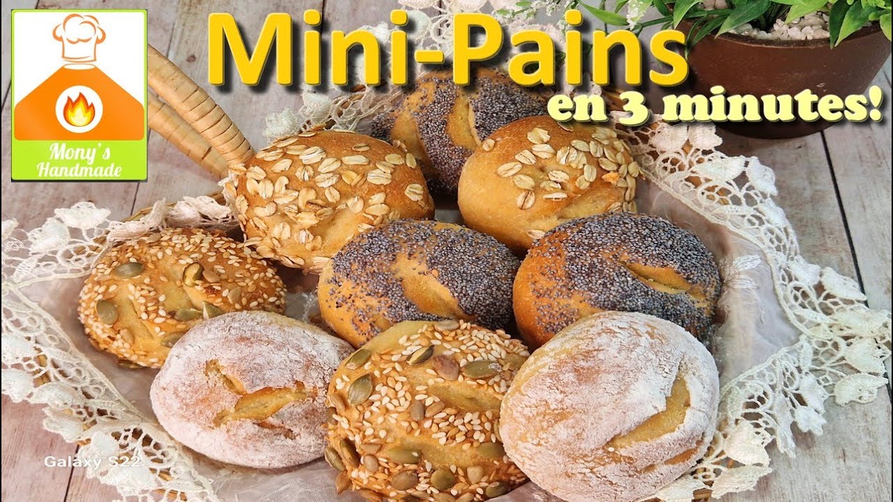 DECOUVREZ LE SECRET DE MINI-PAINS AUX GRAINES