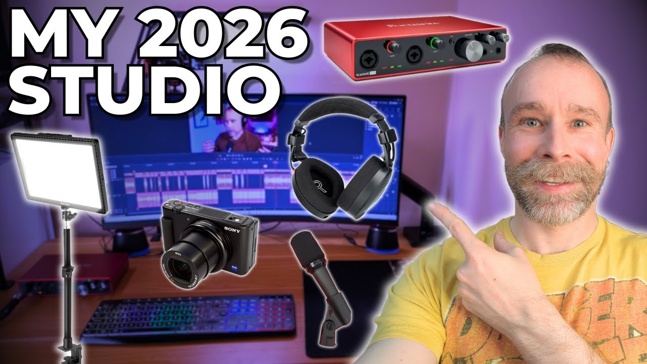 My YouTube Studio Setup Tour 2026 (The Gear You Actually Need)