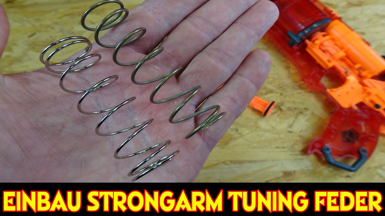 EINBAU BLASTERPARTS TUNING FEDER IN NERF STRONGARM