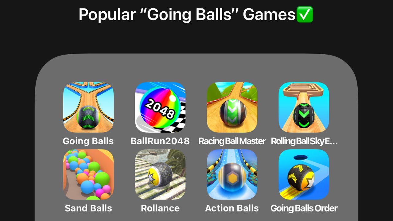Going Balls - Ball Run 2048 - Going Balls Order - Action Balls - Rollance - Racing Ball Sky Escape