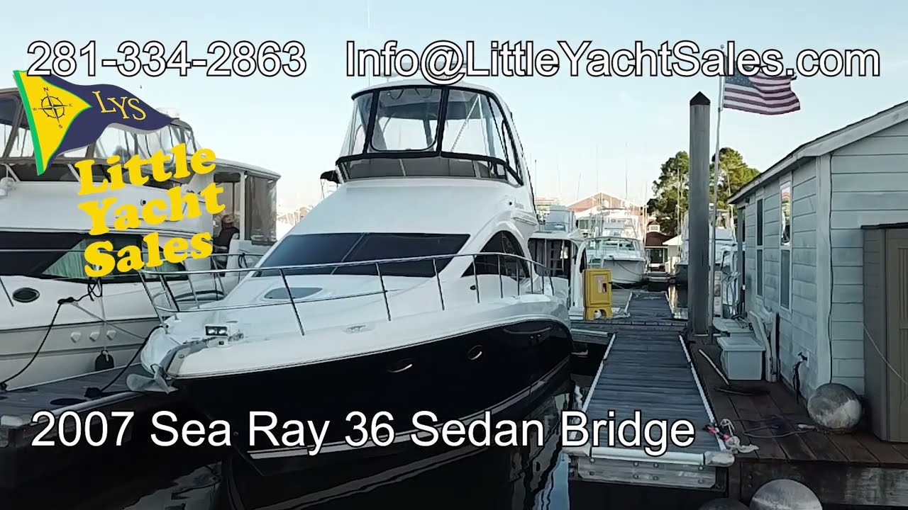 [BOAT TOUR] - 2007 Sea Ray 36 Sedan Bridge - Little Yacht Sales