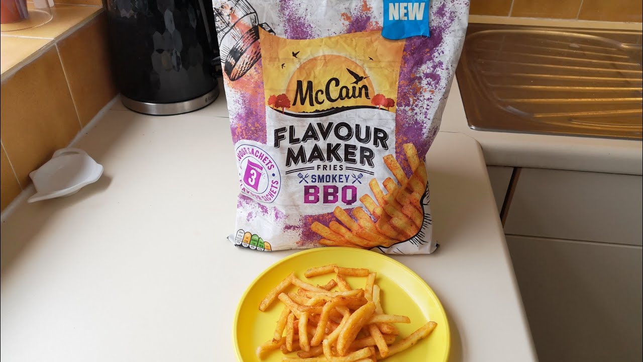 McCain Flavour Maker Fries Smokey BBQ | New | Iceland | Food Review