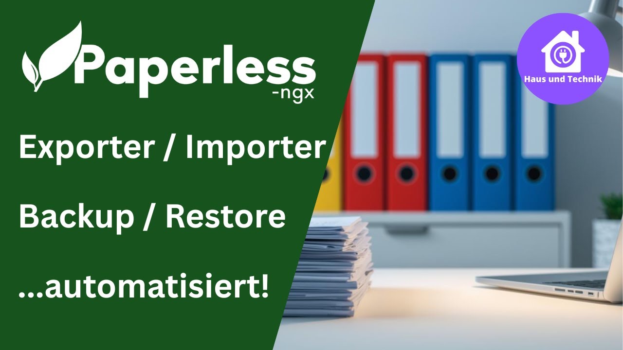 Paperless-ngx: Datensicherung für Dein papierloses Büro ganz EINFACH!