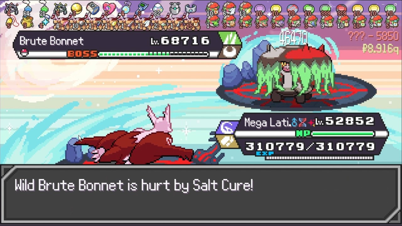 beating pokerogue endless (wave 5850)