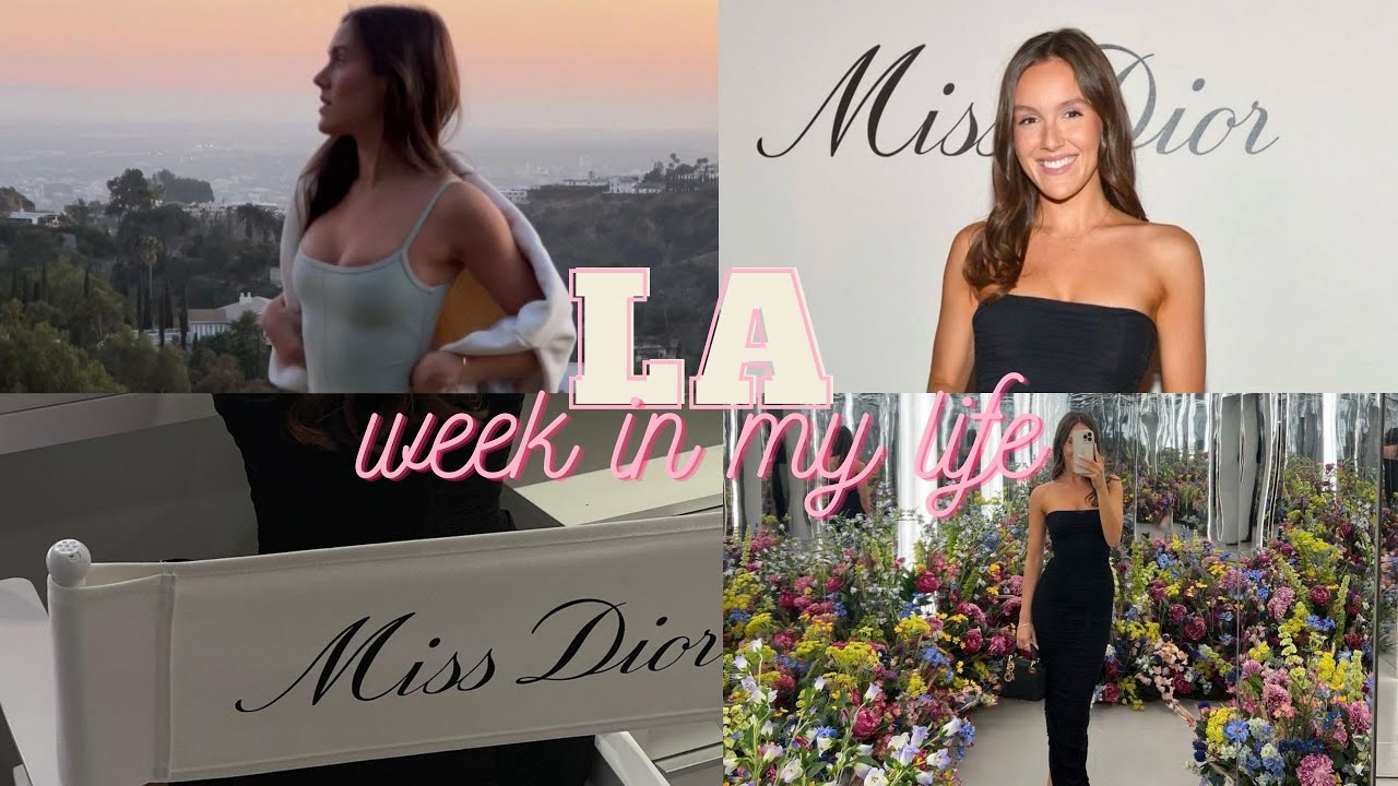 VLOG: dior event, sunset hike, pool time & more LA things! | Emma Rose