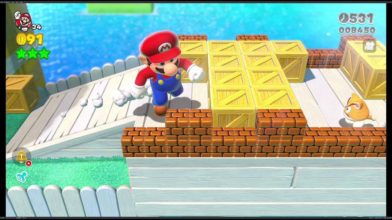 Super Mario 3D World + Bowser's Fury - 8K Test - Switch - Yuzu - Core i7 2600 - GTX 970