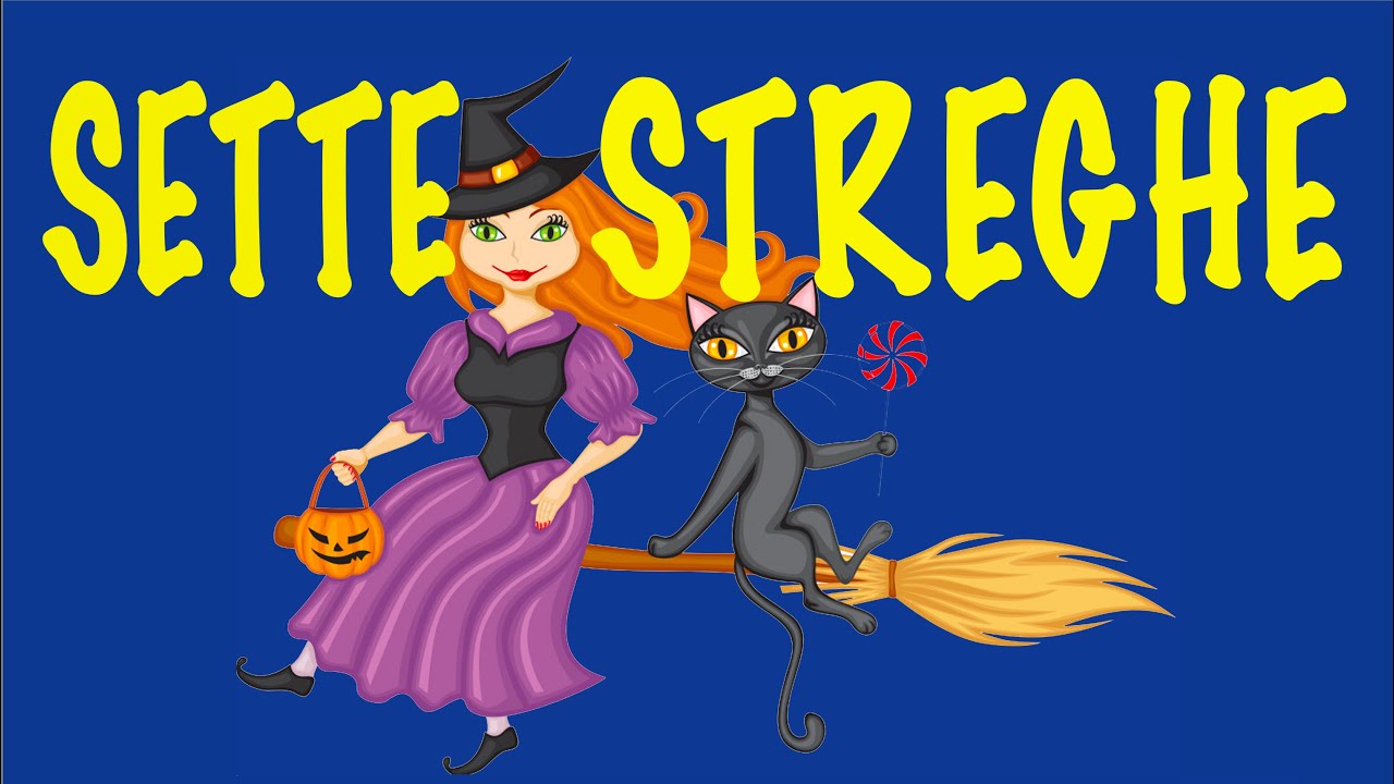 SETTE STREGHE- La canzone delle- Halloween-  Link con testo e attività