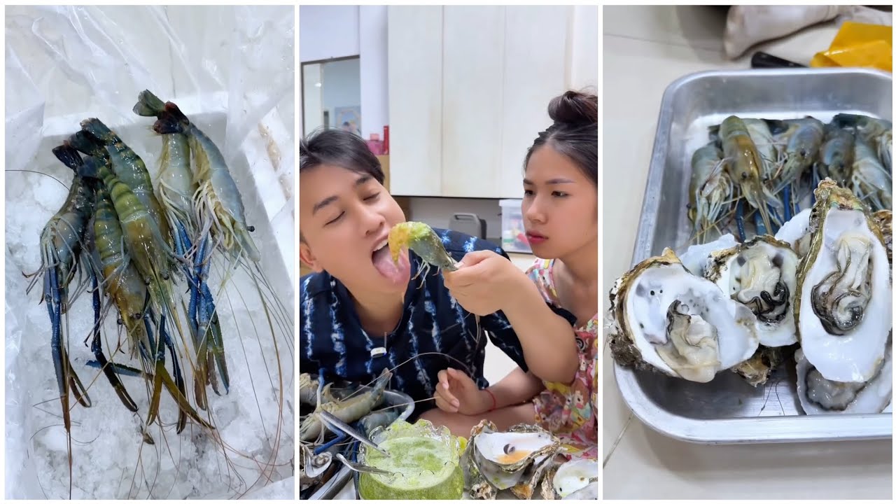សុីមិនគិតកូនចឹង ឃ្លាន oyster 🦪 ណាស់ 