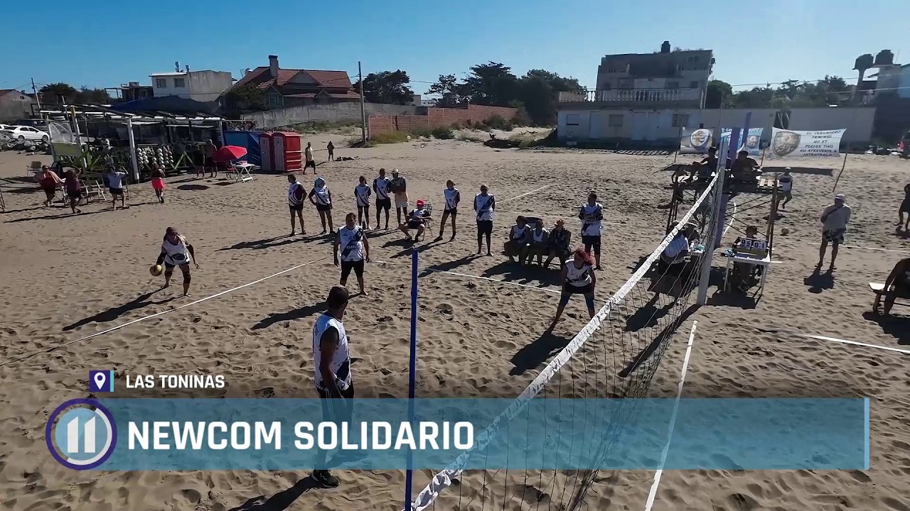 Newcom en la arena 🏐🌊