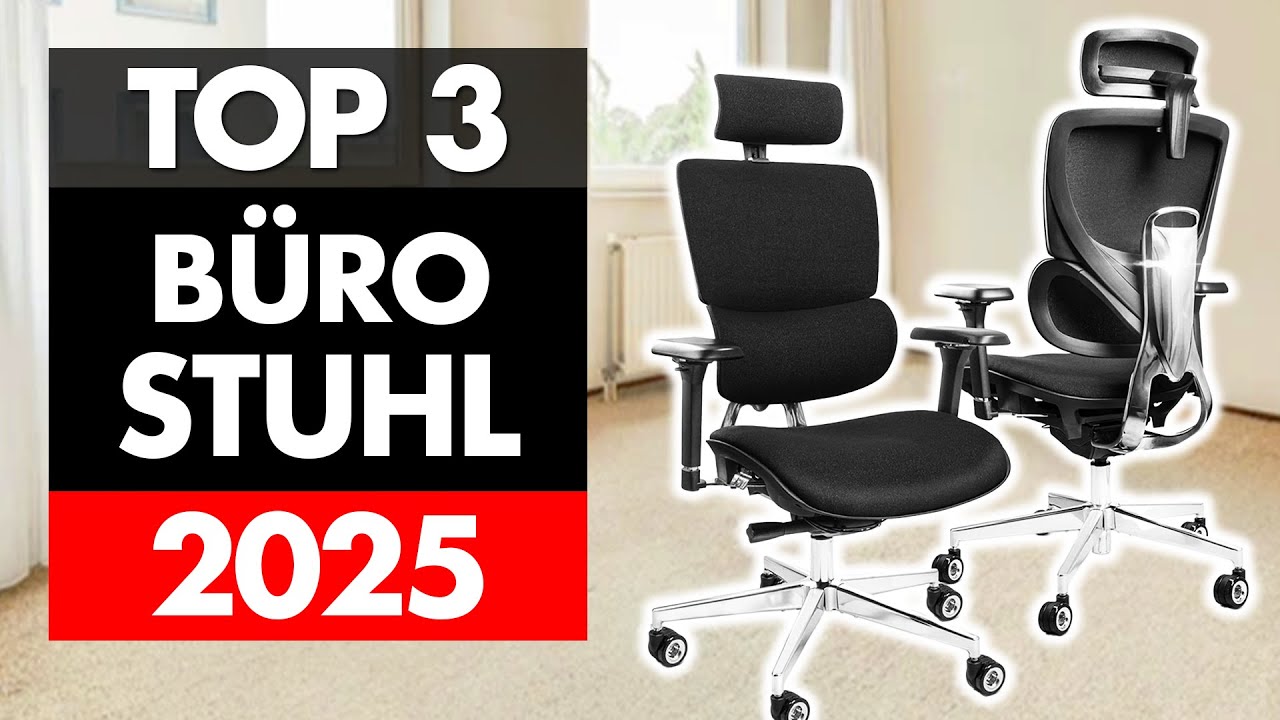 Die besten ERGONOMISCHEN B&Uuml;ROST&Uuml;HLE im Vergleich (2025) - Top 3 B&uuml;rost&uuml;hle unter 500&euro;